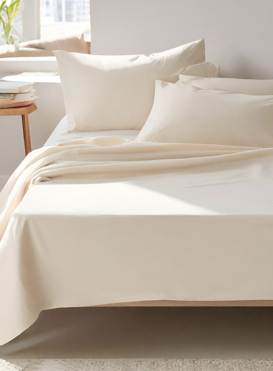Winter White - Flat Sheet | 100% Organic Certified Cotton