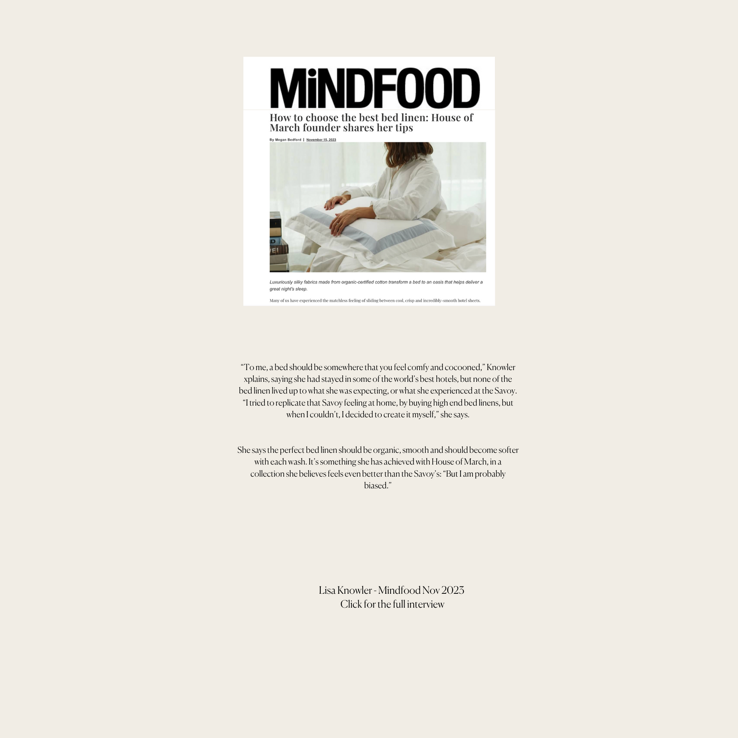 House of March - Mindfood Magazine
