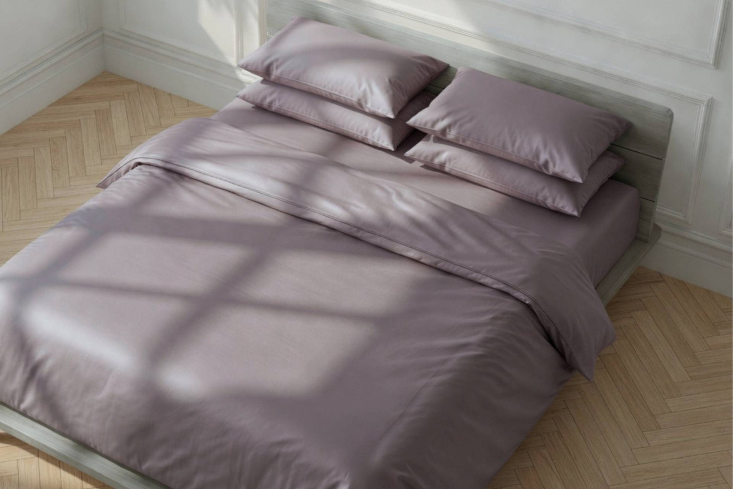 Plum Duvet Cover + Pillowcases | Organic Cotton