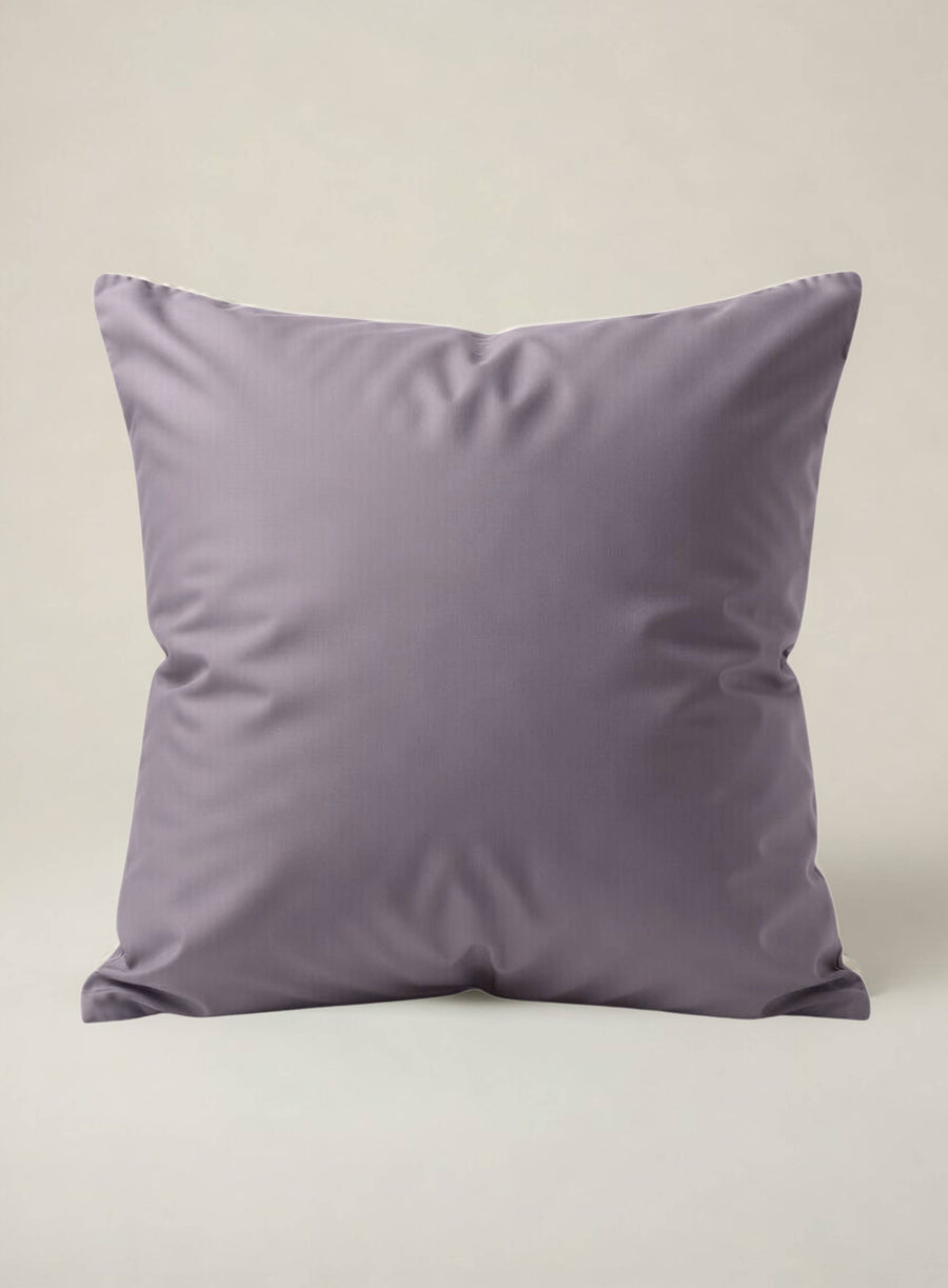 Euro Pillowcase in Plum organic cotton