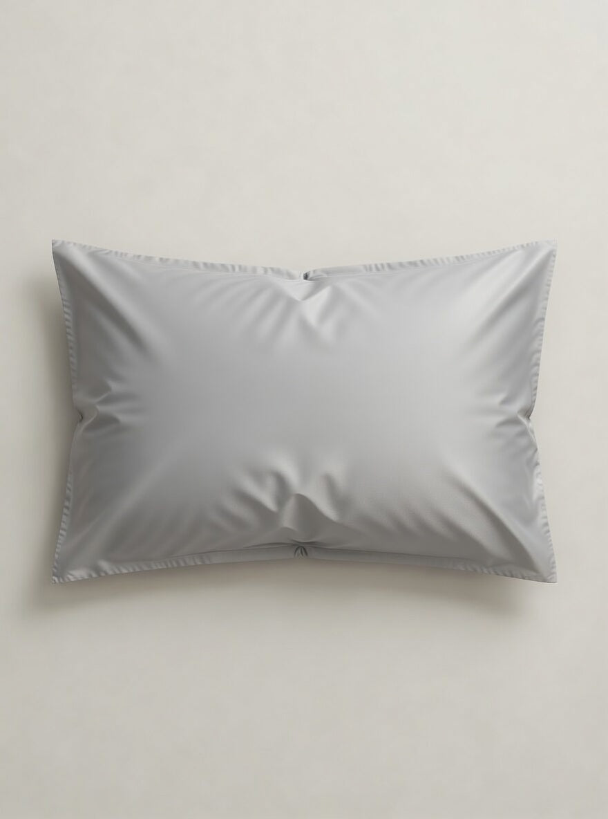Single Lodge Pillowcase - Pebble | Organic Cotton