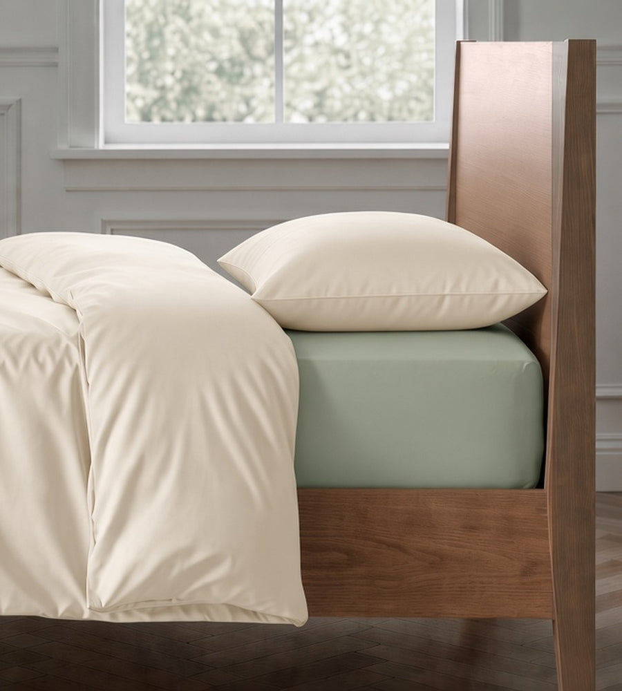 Clotted Cream & Sage Bed Set