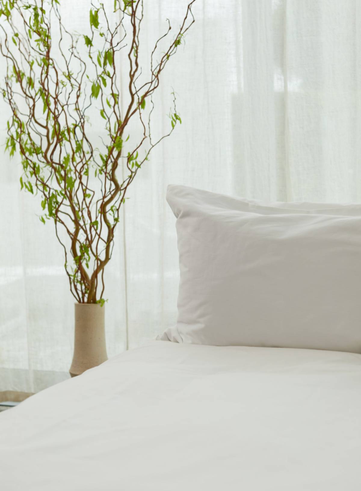 White Signature Range - Hemmed Pillowcase Pair | Organic Cotton
