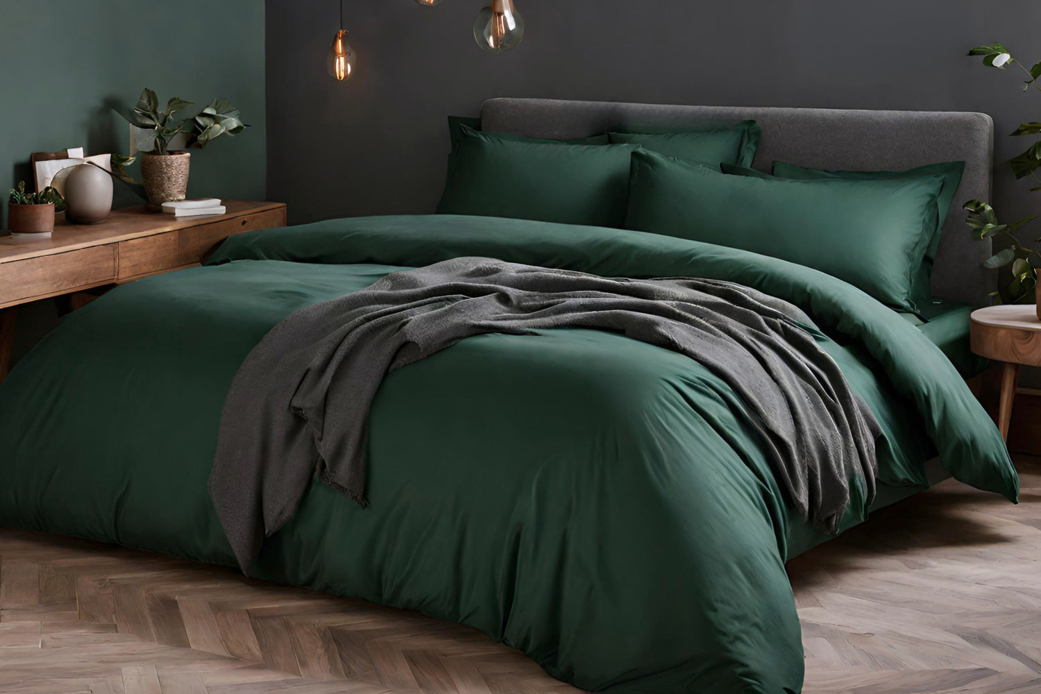 Moss-green-Full-Bed