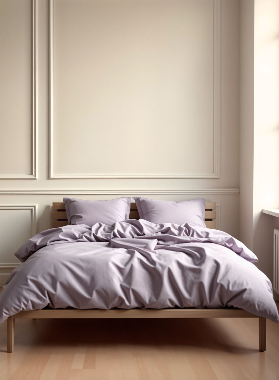 Plum Signature Range luxury duvet cover and pillowcases from House of March