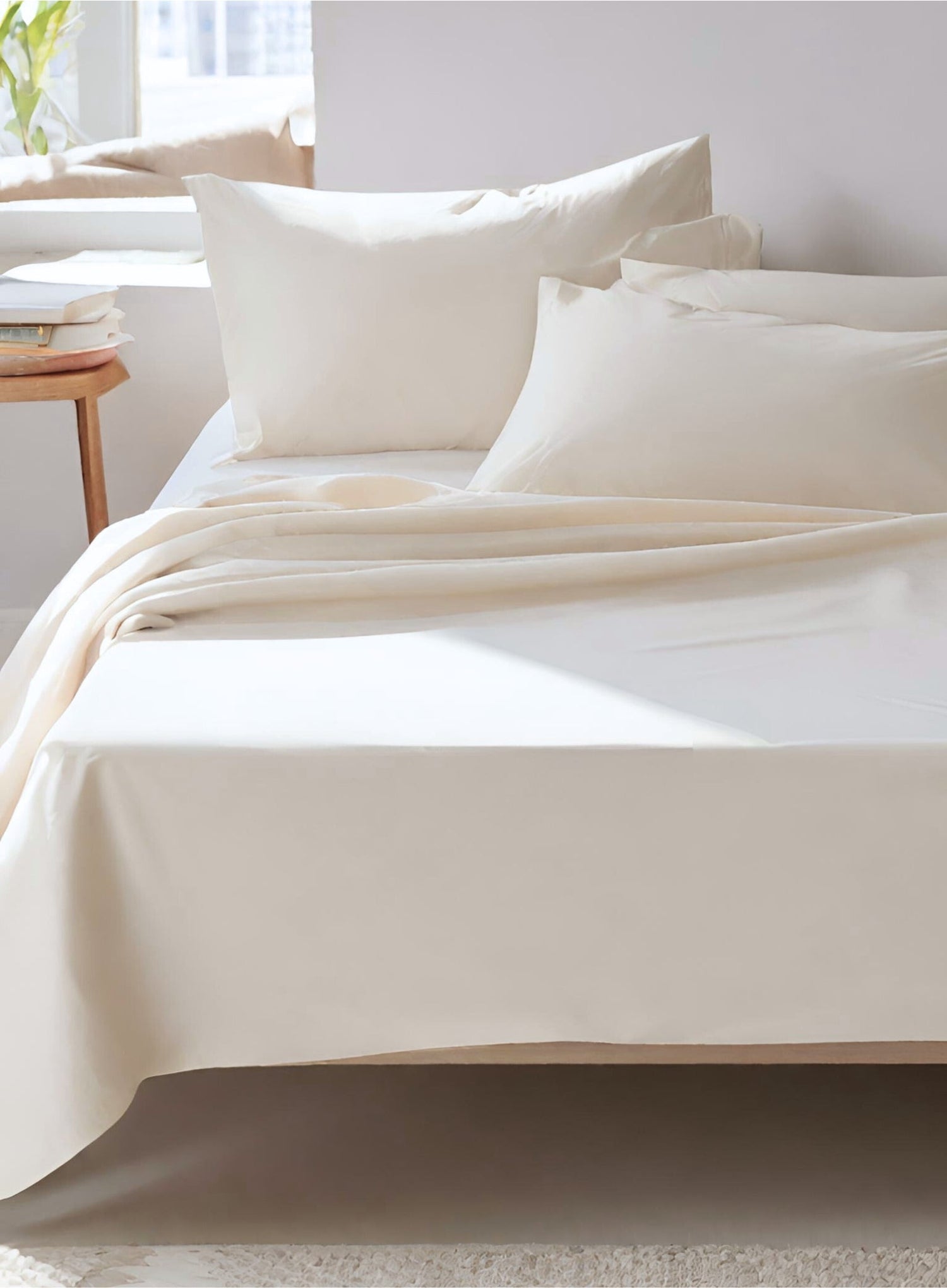 Clotted Cream - Percale Full Set Bundle | 100% Organic Certified Cotton