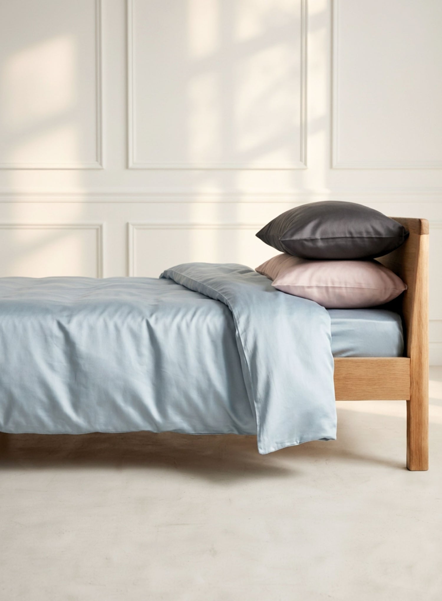 Faded Denim - Flat Sheet | 100% Organic Certified Cotton (25% off)