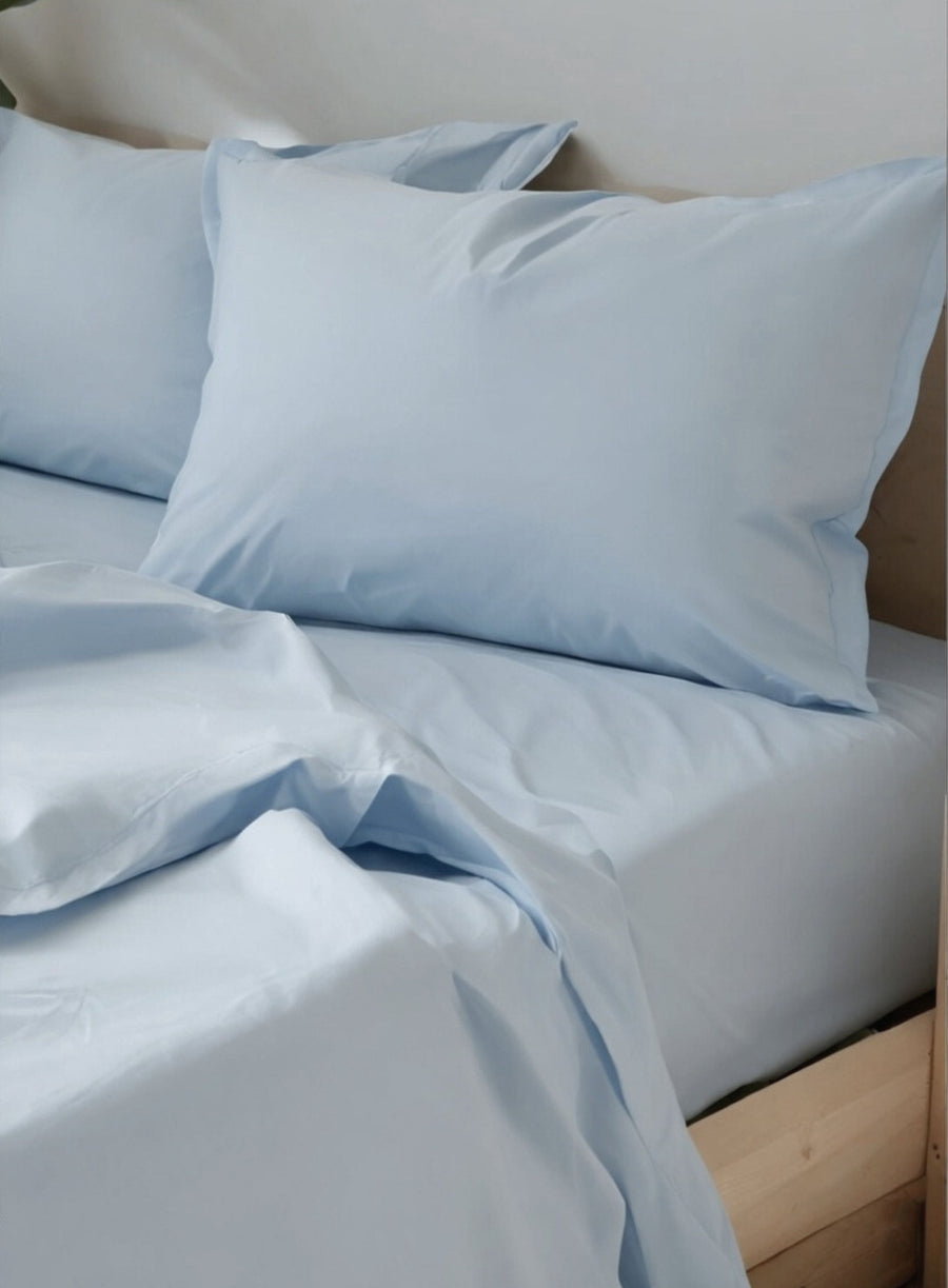 Faded Denim - Flat Sheet | 100% Organic Certified Cotton (25% off)