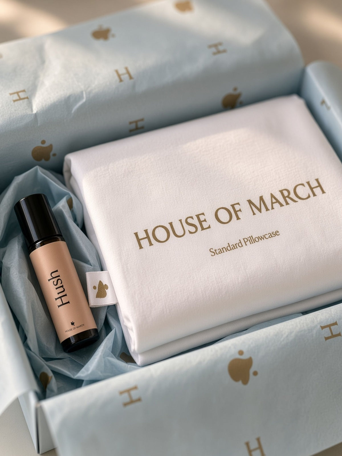 house of march gift box and pulse point roller