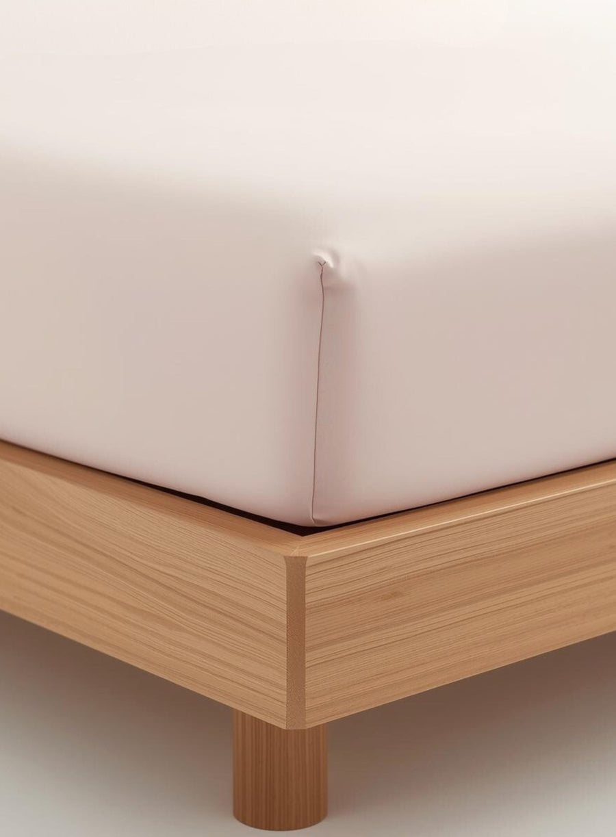 New! Lightest Clay - Fitted Sheet | 100% Organic Certified Cotton