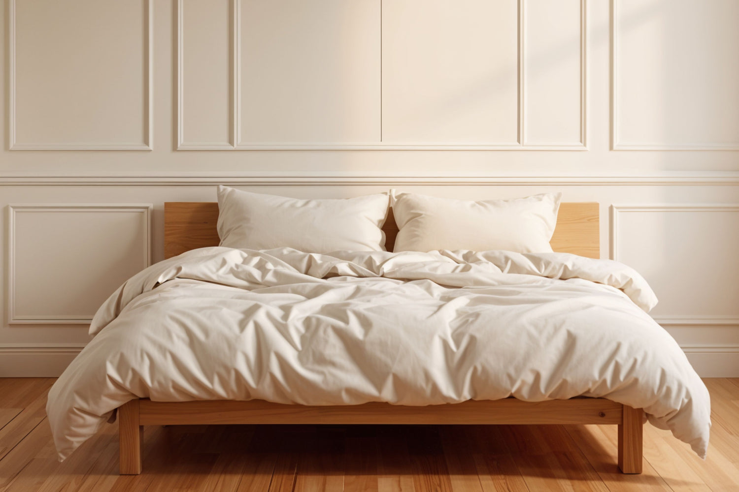 Winter White Duvet Cover + Pillowcases | 100% Organic Certified Cotton