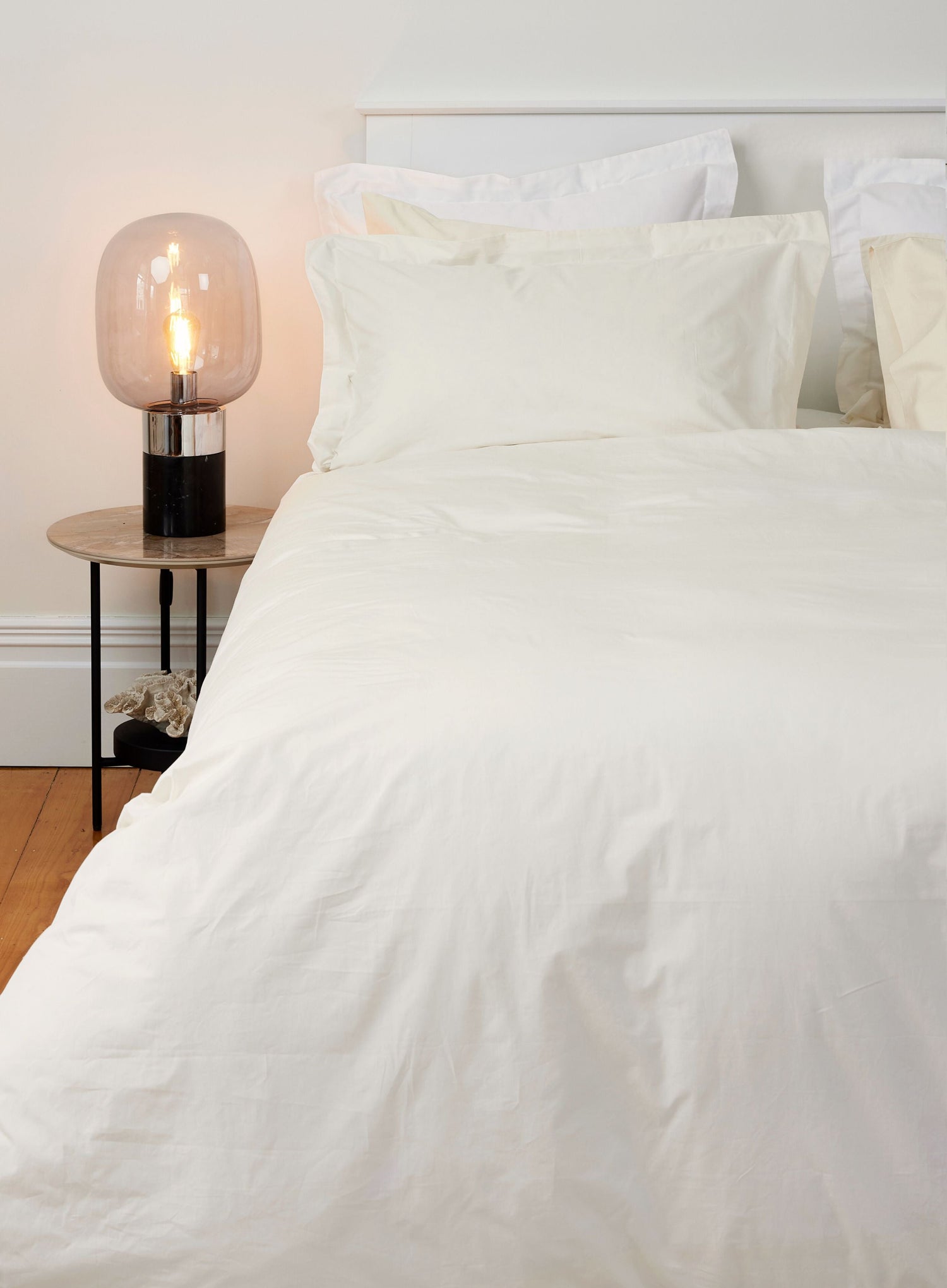 Duvet Cover - Natural Warm White Percale