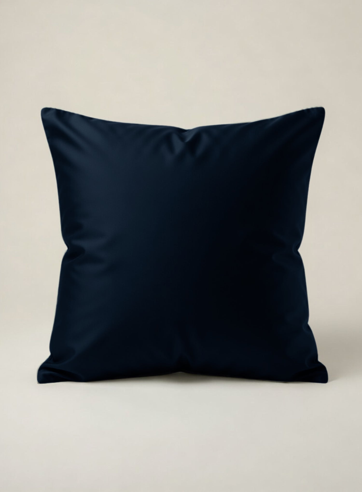 House of March Navy 2026 organic cotton Euro pillowcase pair