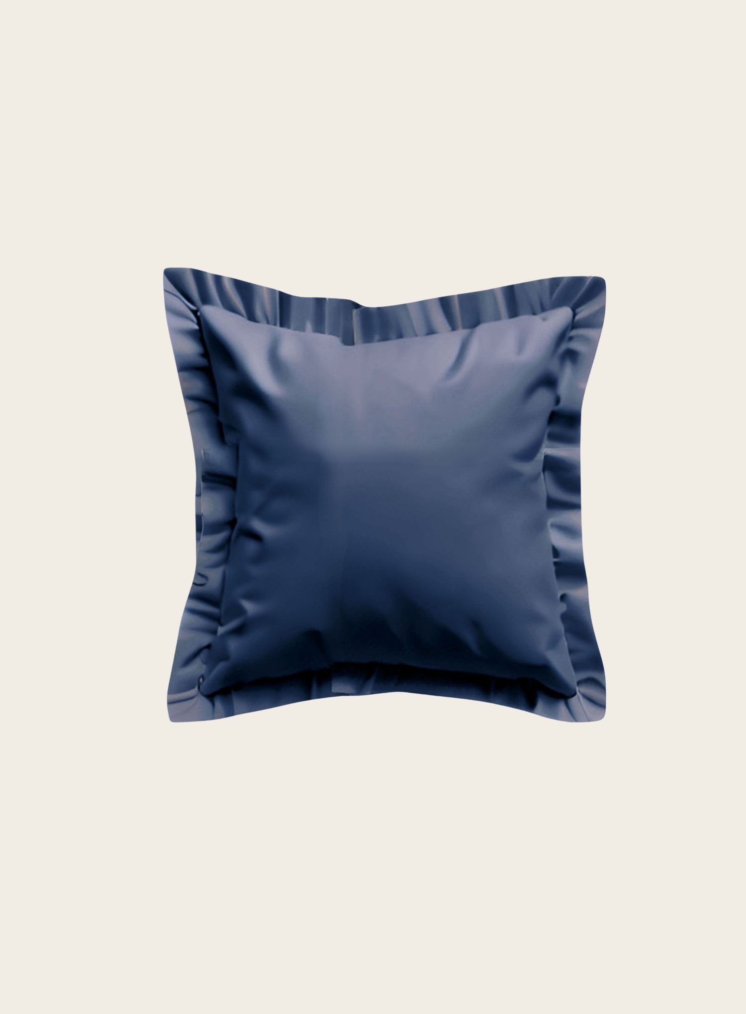 Navy Natural Organic cotton euro pillowcase by House of March