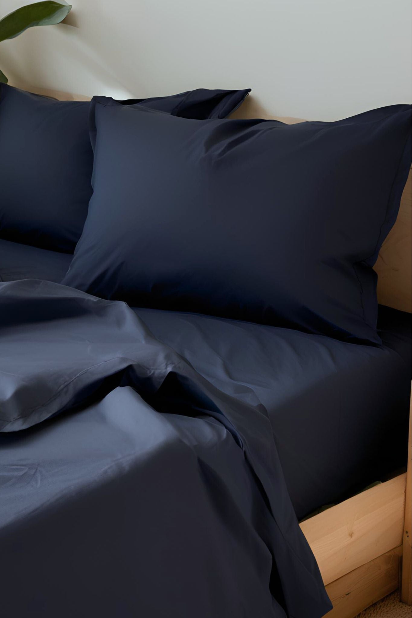 Navy Blue Fitted Sheet | 100% Organic Certified Cotton