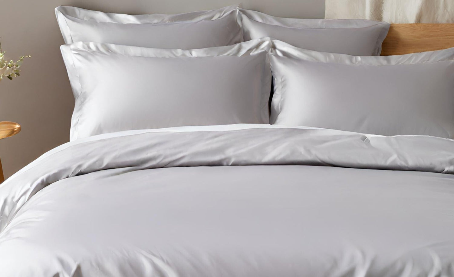 Pebble - Duvet Cover + Pillowcases | 100% Organic Certified Cotton