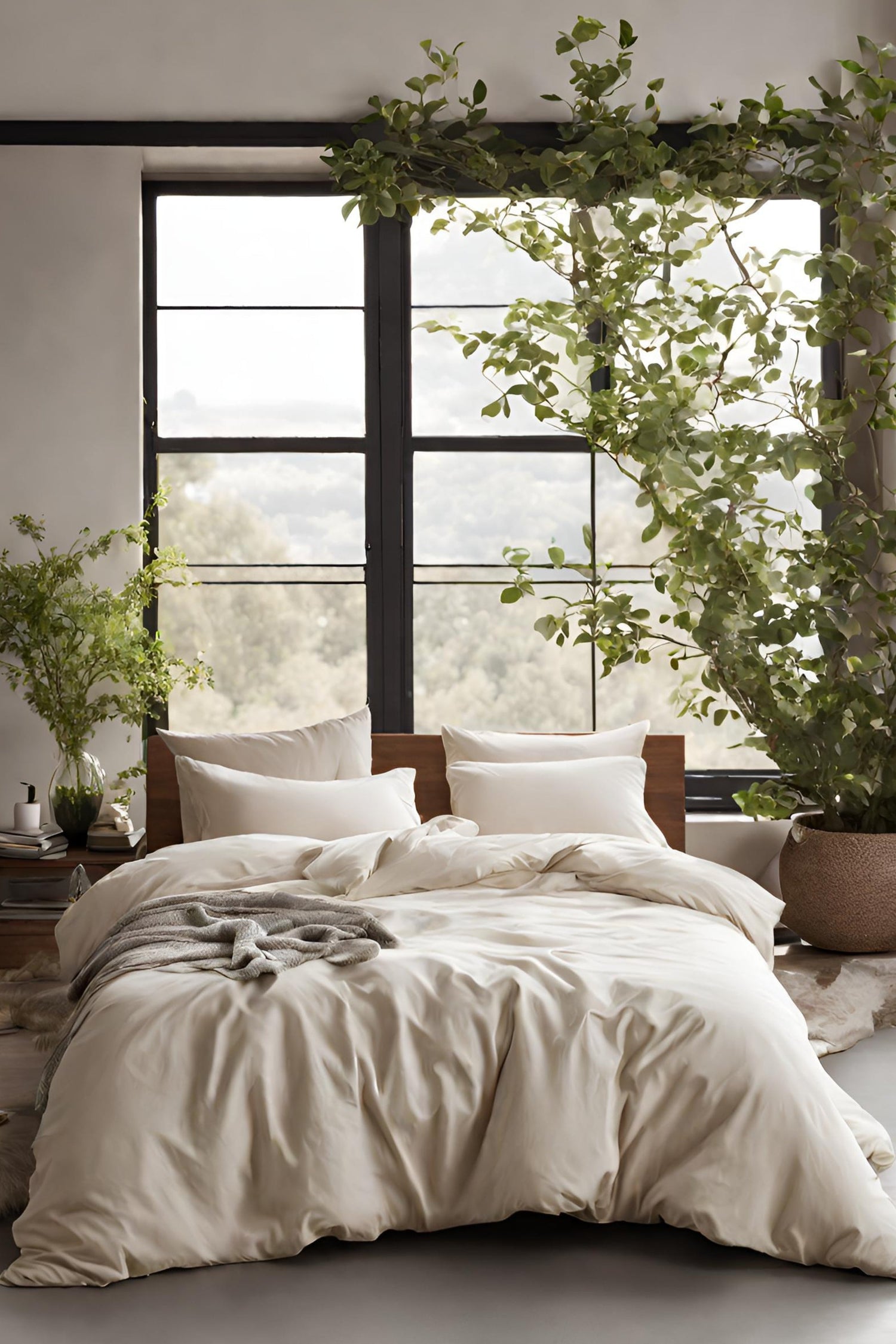Winter White Duvet Cover + Pillowcases | 100% Organic Certified Cotton