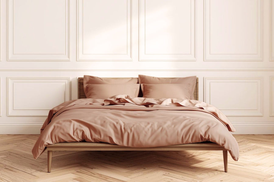 PRE-ORDER - Terracotta Duvet Cover + Pillowcases | 100% Organic Certified Cotton