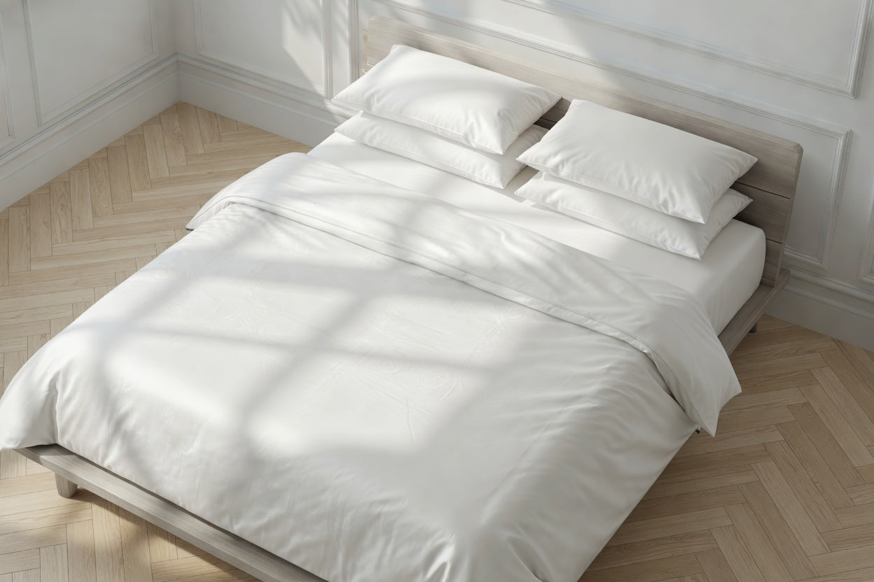 White Signature Range - Duvet Cover | Organic Cotton