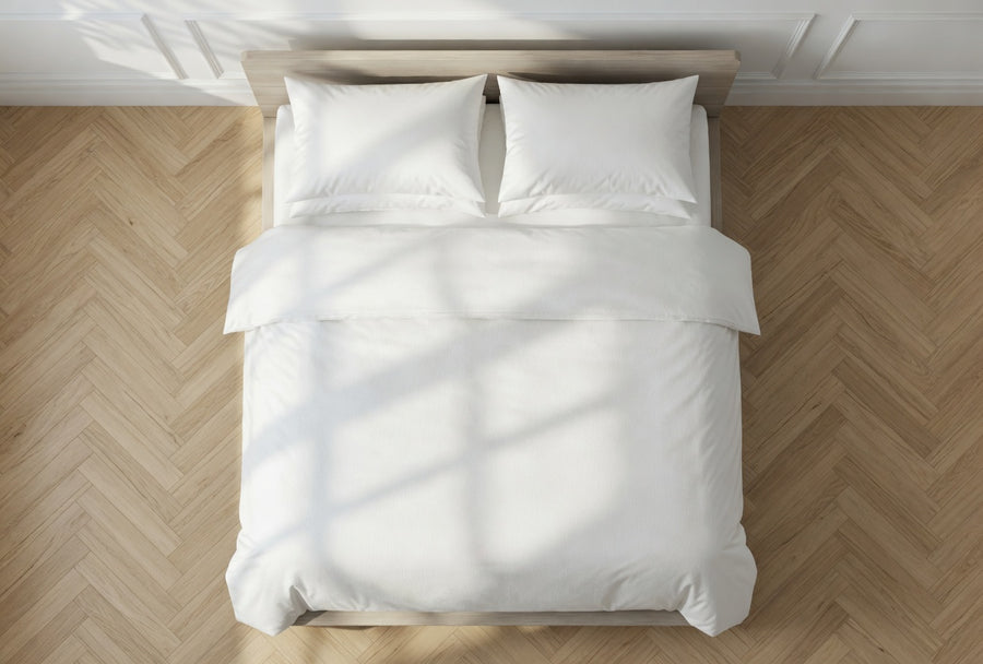 White Signature Duvet Cover | Organic Cotton (40% off June Sale)