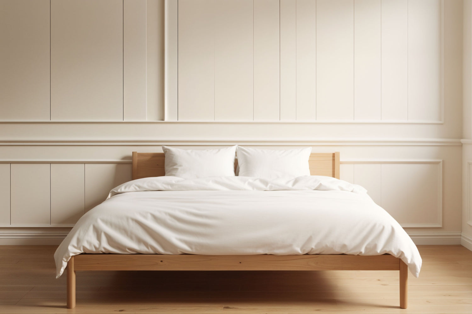 White Percale - Duvet Cover + Pillowcases | 100% Organic Certified Cotton