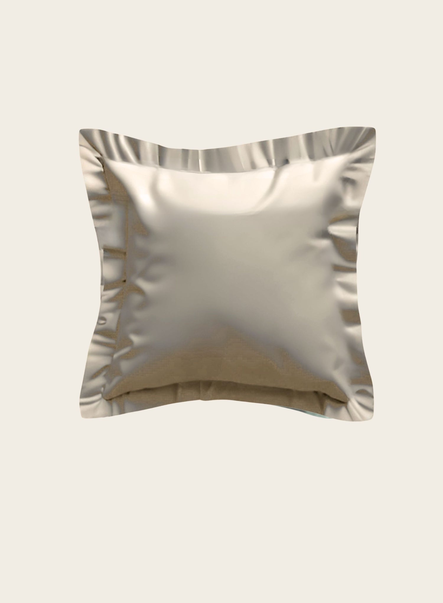 Winter White Natural Organic cotton euro pillowcase by House of March